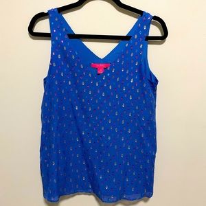 ⛔️SOLD⛔️ NWOT Lilly Pulitzer Florin Silk Tank
